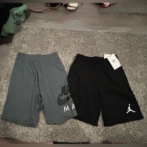 Jordan Boys' Black Athletic Shorts with Tag